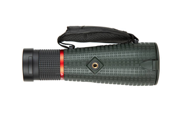 High-quality thermal imaging monocular with a textured grip, lens cap, and ergonomic design, ideal for outdoor activities and wildlife observation.