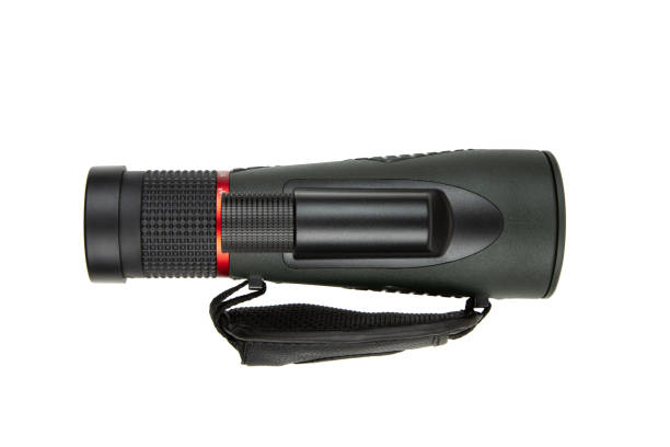istock High-quality thermal imaging monocular with a textured grip, lens cap, and ergonomic design, ideal for outdoor activities and wildlife observation. 2187335975