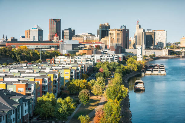 Downtown St Paul Minnesota Skyline USA