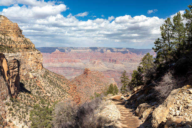 Grand Canyon, Arizona, Bright Angel Trail, near top of trail