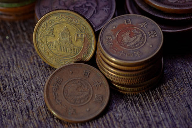 istock Japanese five yen coin. 2187348674
