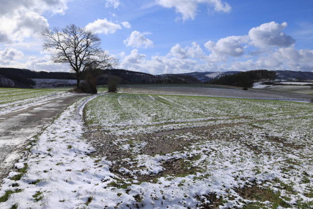 istock Cold winter's day in Menden in the Sauerland region 2187350408