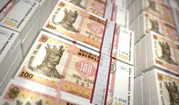 istock Moldova Lei money banknotes print 3d illustration 2187350496