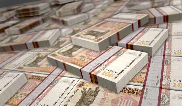 istock Moldova Lei money banknotes pack 3d illustration 2187350537