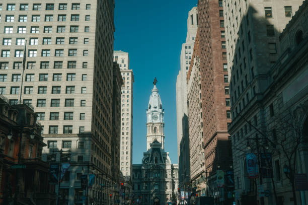 Philadelphia City Hall - Pennsylvania - Town Hall - Philly - Front View