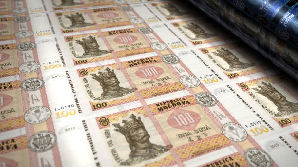 istock Moldova Lei money banknotes print 3d illustration 2187350539