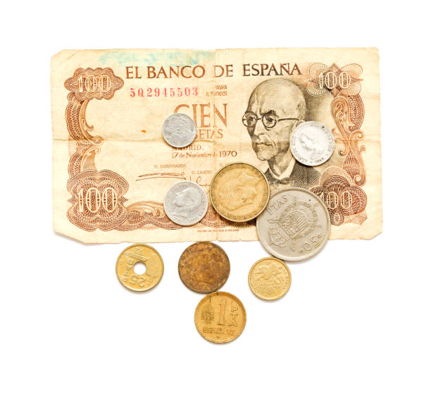 istock Out of circulation Spanish pesetas 2187350684