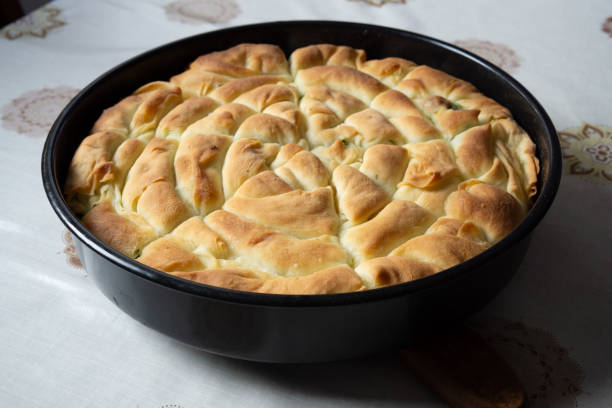 istock Traditional homemade pie in a pan 2187353449