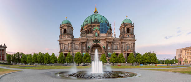 istock Dom Cathedral on Museum Island in Berlin at sunset 2187370566