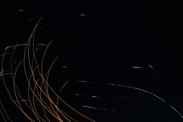 Fireworks, and light in the darkness, the abstract background