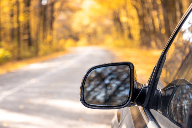 istock Rear view side mirror of a car 2187378721