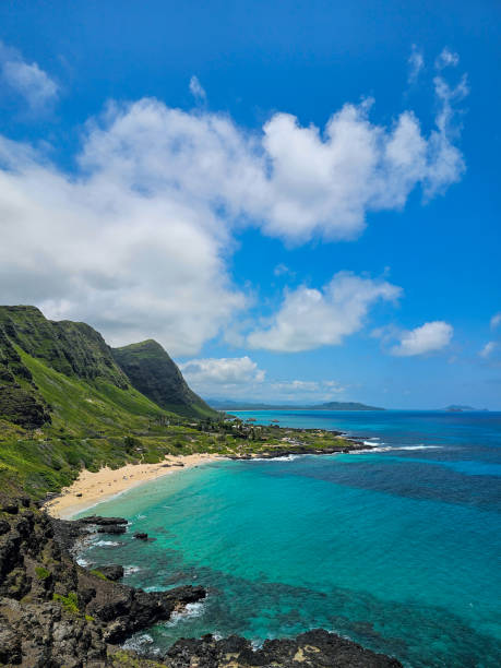 istock view of the coast line and mountains 2187380097
