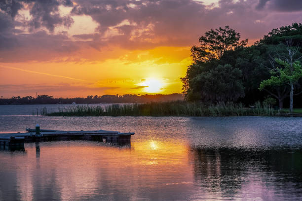 istock Sunset over Lake Dora in Mount Dora Florida 2187382164