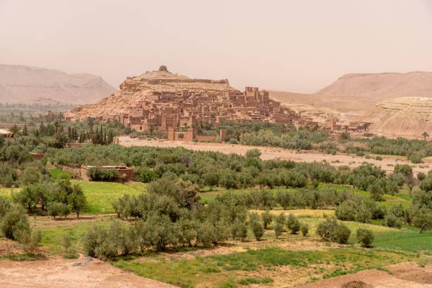 istock Ait Benhaddou surrounded by greenery and desert. 2187382394