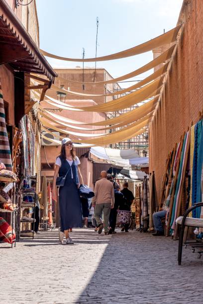istock Vibrant Moroccan Market Street Scene 2187382486