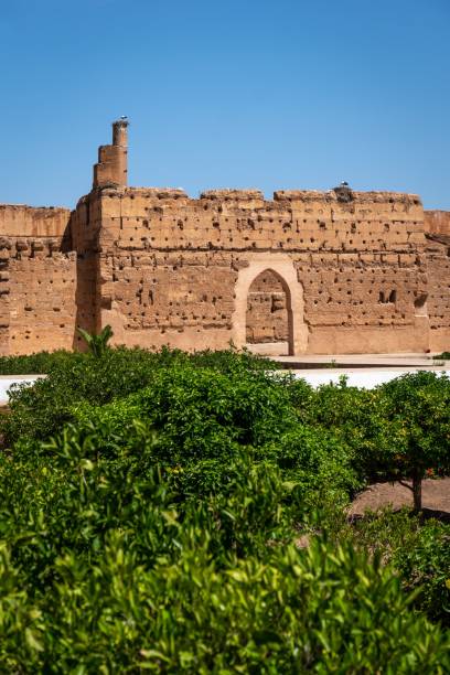 istock Ancient fortress wall in Marrakesh 2187382571
