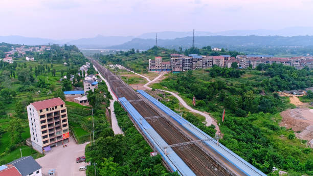 istock Bridge,River,Sichuan Basin,China,Asia. 2187387201