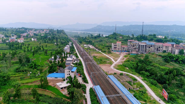 istock Bridge,River,Sichuan Basin,China,Asia. 2187387205