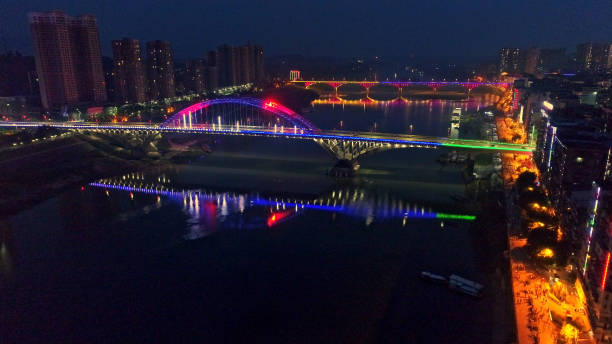 istock Bridge,River,Sichuan Basin,China,Asia. 2187387360