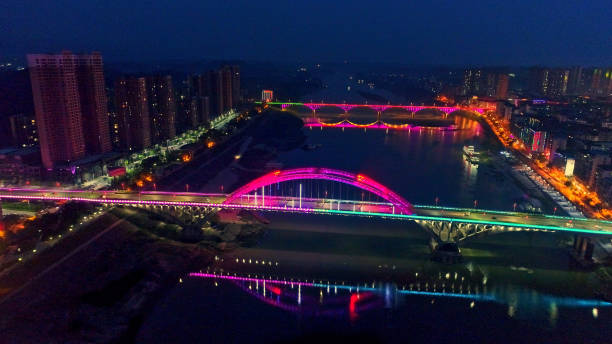 istock Bridge,River,Sichuan Basin,China,Asia. 2187387361