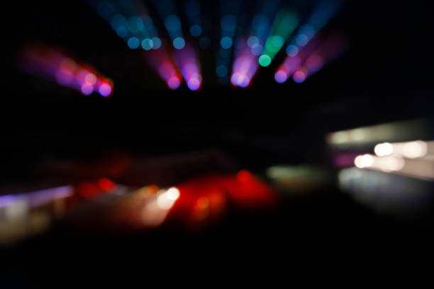 The light in the dark, the abstract background