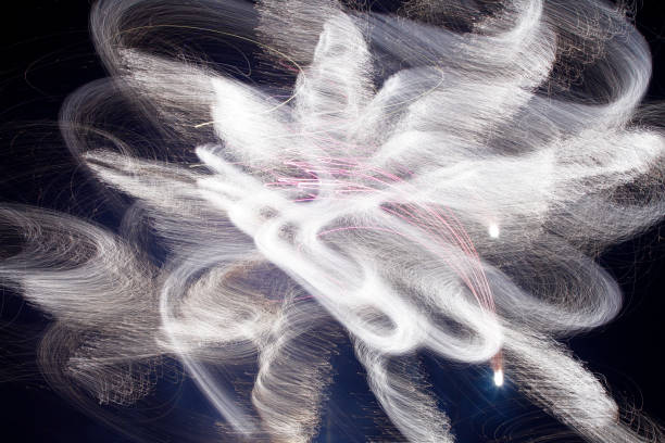 The light in the dark, the abstract background