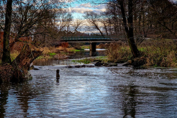 The Grabia River in central Poland.