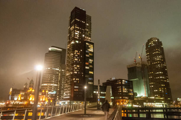 Rotterdam, Netherlands - January 5, 2013. Outdoor night shor of the China Light Festival. This festival is regulaarly traveling between cities and is a major attraction.