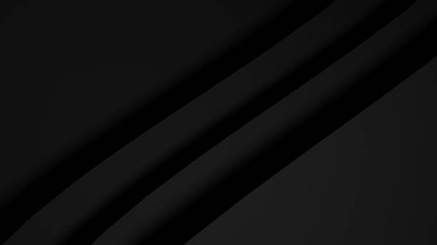 istock Textured black fabric with subtle curves and shadows creates a minimalist and elegant atmosphere in the design 2187400783