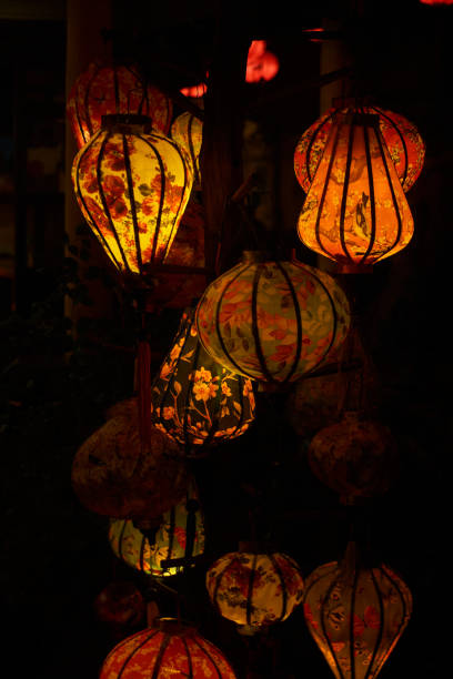 Lanterns in Hoi An ancient town at night