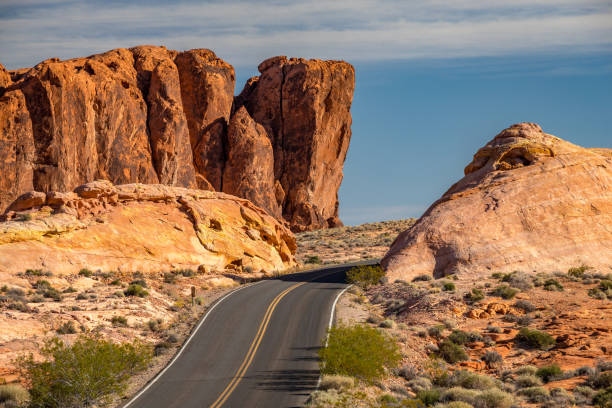 istock Gorgeous rock formations along Mouse's Tank Rd 2187403603