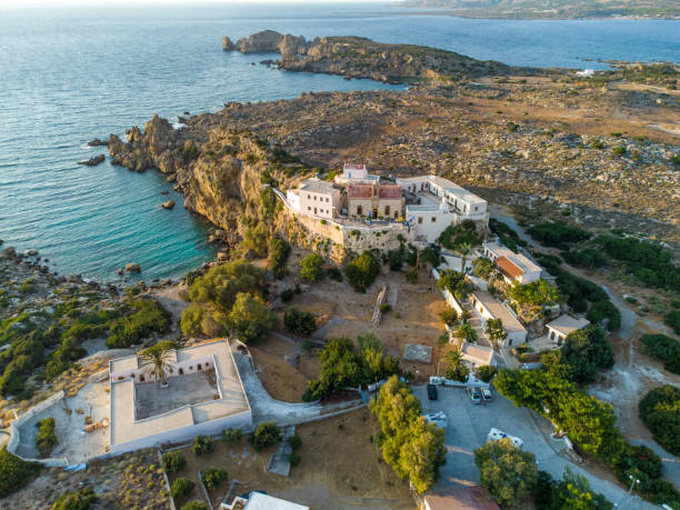 istock Panagia Chrisoskalitissa Monastery in Chania Crete 2187405421