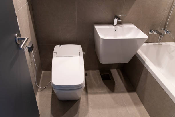 istock bathroom interior of the house 2187407897