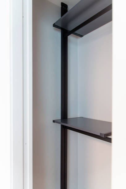 istock shelves in the wardrobe 2187408692