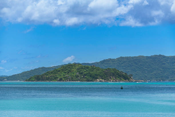 Leaving Praslin And Heading To La Digue By Ferry On A Beautiful Day