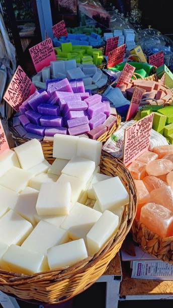 istock colorful organic natural soaps 2187417242