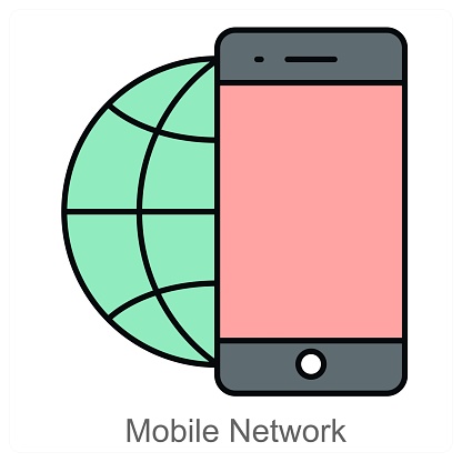 Mobile Network Stock Illustration - Download Image Now - Concepts ...