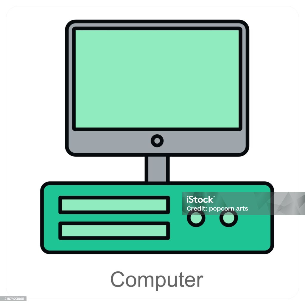 Computer Stock Illustration - Download Image Now - Computer, Computer ...