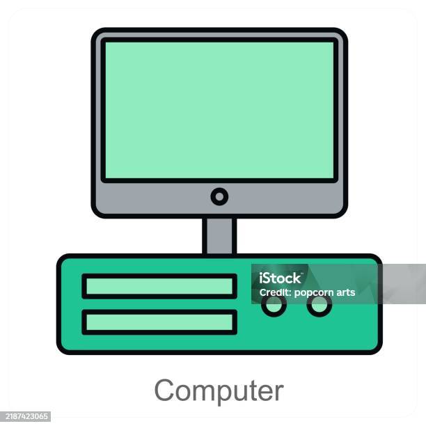 Computer Stock Illustration - Download Image Now - Computer, Computer ...