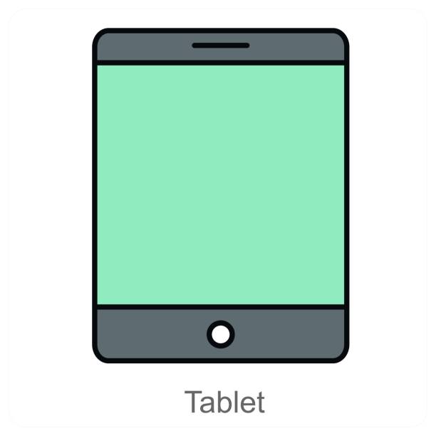 Outline Computer Taplet 70+ Computerhardware Stock Photos, Pictures & Royalty-Free Images - iStock