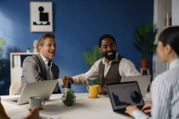 istock We have a deal colleague! 2187424190