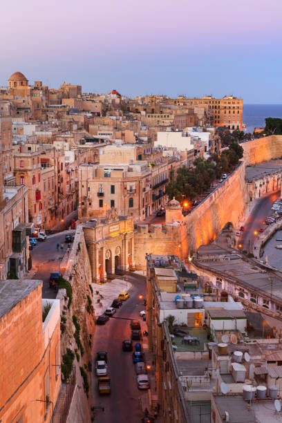 istock Sunset panoramic view of historic Valletta, Malta 2187437342