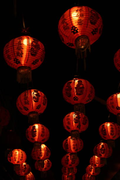 istock Chinese lanterns in a restaurant in Bangkok 2187443268