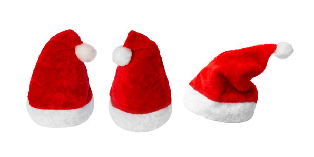 istock Santa Hat isolated on white background with clipping path, full depth of field 2187455389