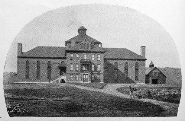 istock Antique image of Franklin County, Massachusetts: County Jail 2187462909