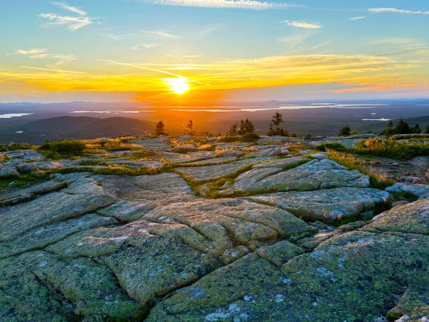 istock Sunset on Cadillac Mountain, Acadia National Park 2187467584