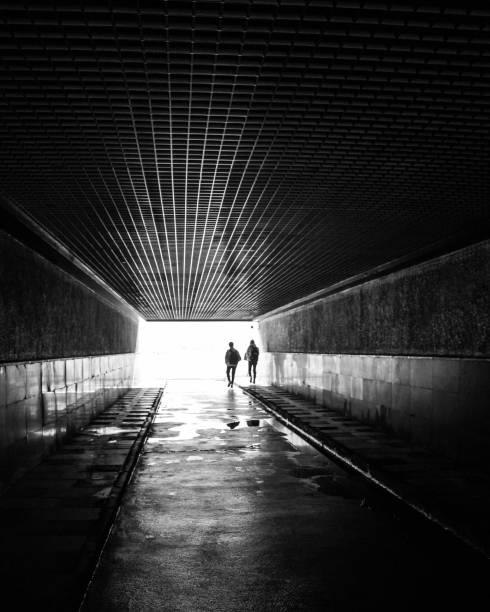 istock Black And White People Silhoutte 2187468098