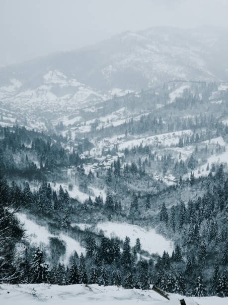 istock Snowy Mountain Village 2187468955