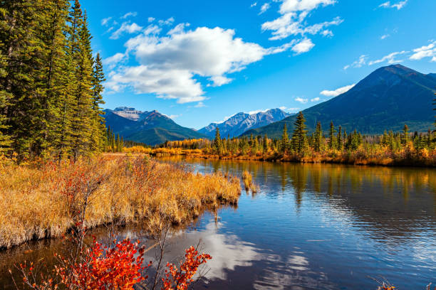 istock Mountains surround the lakes 2187469624