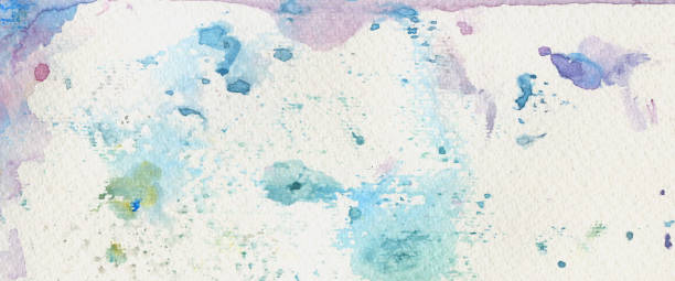 istock Color watercolor splashes on genuine paper. Colorful watercolour background. 2187472392